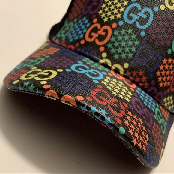 Gucci Hat - Gucci Psychedelic GG Designer Cap - Picture 5 of 7